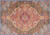 8' X 11' Rustic Orange Medallion Area Rug