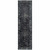 8' Blue And Ivory Oriental Runner Rug Polypropylene, Nylon