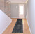 8' Blue And Ivory Oriental Runner Rug Polypropylene, Nylon