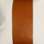 20" Brown And Ivory Faux Leather Throw Pillow Cover