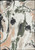 8' X 11' Gray and Orange Abstract Non Skid Area Rug