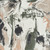 8' X 11' Gray and Orange Abstract Non Skid Area Rug