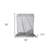 Gray Woven Cotton Herringbone Throw Blanket - 606114787822