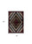 4' X 6' Brown Geometric Area Rug
