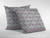 16" Pink Lattice Decorative Suede Throw Pillow