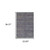 2' X 3' Blue and Ivory Power Loom Area Rug