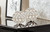 Set of Two Silver and Clear Faux Crystal and Pearl Decorative Orbs