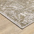 6' X 9' Ivory Grey Tan Brown And Beige Abstract Power Loom Stain Resistant Area Rug
