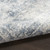 9' X 12' Blue and Ivory Oriental Power Loom Distressed Area Rug