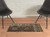 2' X 3' Ivory and Blue Wool Floral Hand Knotted Distressed Area Rug With Fringe