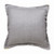 20" X 20" Gray And Yellow Linen Zippered Pillow