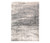 8' X 11' Gray and White Abstract Non Skid Area Rug
