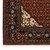 3' X 5' Red Blue Ivory And Orange Oriental Power Loom Stain Resistant Area Rug With Fringe