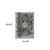 8' X 11' Charcoal And Gray Oriental Distressed Area Rug