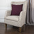 20" Merlot Cotton Throw Pillow