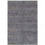 3' X 5' Blue and Ivory Power Loom Area Rug