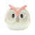 Set of Three 4" Blue And Gray Resin Owl Figurine