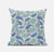 18” Green Indigo Boho Paisley Suede Throw Pillow