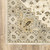 6' X 9' Beige Grey Tan And Brown Oriental Power Loom Stain Resistant Area Rug