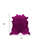 6' X 7' Purple Cowhide Hand Knotted Area Rug