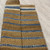5’ x 7’ Tan and Blue Striped Area Rug - 808230061552