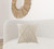 20" Ivory Cotton Throw Pillow