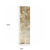 2' X 10' Grey And Brown Abstract Hand Loomed Stain Resistant Runner Rug