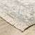 8' Beige and Black Oriental Hand Loomed Runner Rug With Fringe