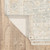 5' X 8' Grey And Beige Oriental Hand Loomed Stain Resistant Area Rug With Fringe