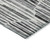 5' X 8' Gray Ivory And Charcoal Abstract Washable Indoor Outdoor Area Rug
