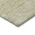 5' X 8' Beige And Ivory Striped Washable Indoor Outdoor Area Rug