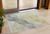 3' X 5' Beige And Gold Abstract Washable Indoor Outdoor Area Rug