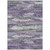 3' X 5' Purple And Lavender Abstract Washable Indoor Outdoor Area Rug Transitional Style - Purple, Lavender Color