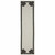 2' X 7' Beige and Black Stain Resistant Indoor Outdoor Area Rug