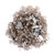 Bronze Round Reflective Fire Pit Glass