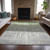 5' X 8' Fern Green And Gray Abstract Washable Indoor Outdoor Area Rug - Fern Green, Gray