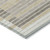 5' X 8' Ivory And Beige Striped Washable Indoor Outdoor Area Rug - 880016804034