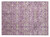 2' X 3' Lavender and Ivory Floral Washable Non Skid Indoor Outdoor Area Rug