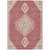 5' X 8' Blush Gray And Beige Oriental Washable Indoor Outdoor Area Rug