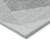 5' X 8' Gray Silver And Graphite Geometric Washable Indoor Outdoor Area Rug