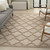 8' X 10' Beige Indoor Outdoor Area Rug - Beige