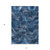 5' X 8' Navy Blue And Sky Blue Abstract Washable Indoor Outdoor Area Rug Transitional Style - Navy Blue, Sky Blue Color
