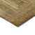 5' X 8' Copper And Brown Striped Washable Indoor Outdoor Area Rug