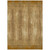 5' X 8' Copper And Brown Striped Washable Indoor Outdoor Area Rug