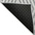 8' Gray And Ivory Geometric Washable Indoor Outdoor Runner Rug