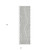 8' Gray And Ivory Geometric Washable Indoor Outdoor Runner Rug