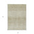 5' X 8' Khaki And Beige Abstract Washable Indoor Outdoor Area Rug