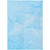 3' X 5' Blue Abstract Washable Non Skid Indoor Outdoor Area Rug Transitional Style - Blue Color