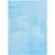 3' X 5' Blue Abstract Washable Non Skid Indoor Outdoor Area Rug Transitional Style - Blue Color