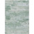 5' X 8' Mint Green And Pale Aqua Abstract Washable Indoor Outdoor Area Rug